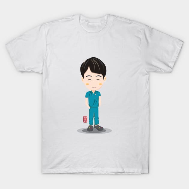 Hospital Playlist - Ahn Jeong-won T-Shirt by Arviana Design